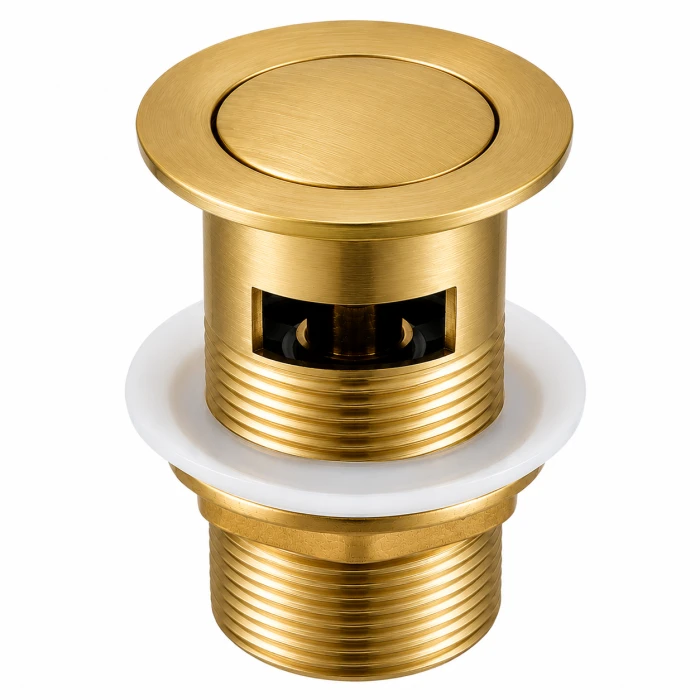 Solid Brass Basin Pop Up Waste with Overflow