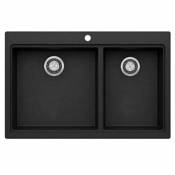Regio PureStone Granite Single Bowl Kitchen Sink with Sophisticated Contemporary Styling