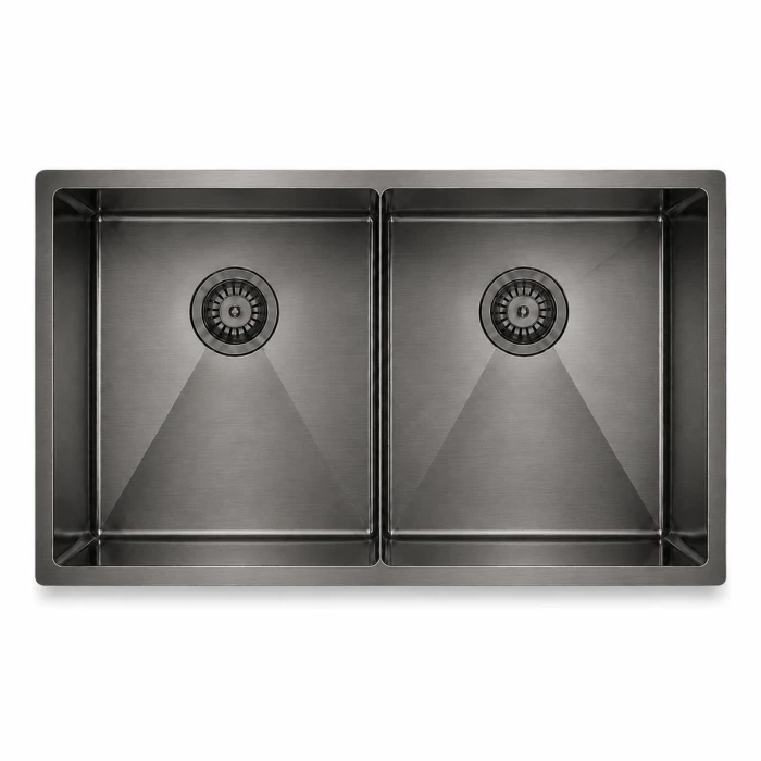 Regio 754420 Series Pressed Stainless Steel Double Bowl Kitchen Sink