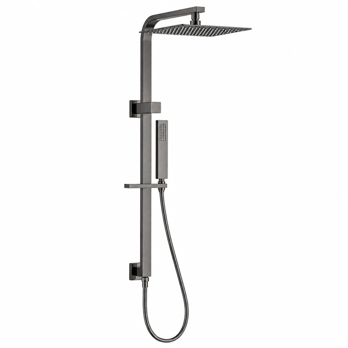 Regio Square Shower Station with 250mm Stainless Steel Shower Head � Top Water Inlet