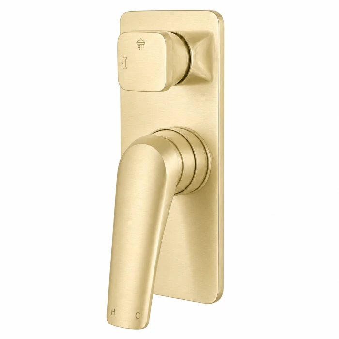 Regio Selene Bathroom Wall Mixer with Diverter
