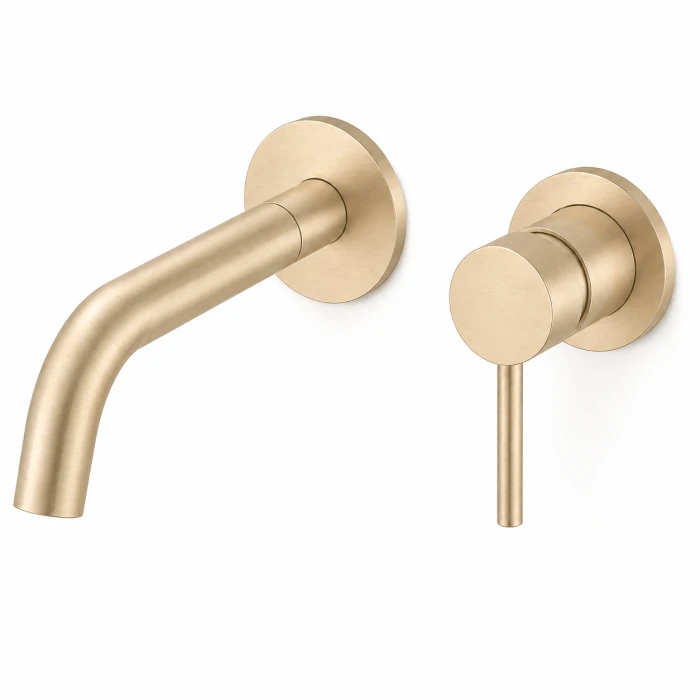 Regio Vivid Series Square Wall Mixer with Spout