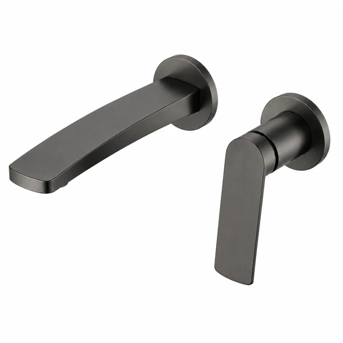 Regio Lydia Series Square Wall Mixer with Spout